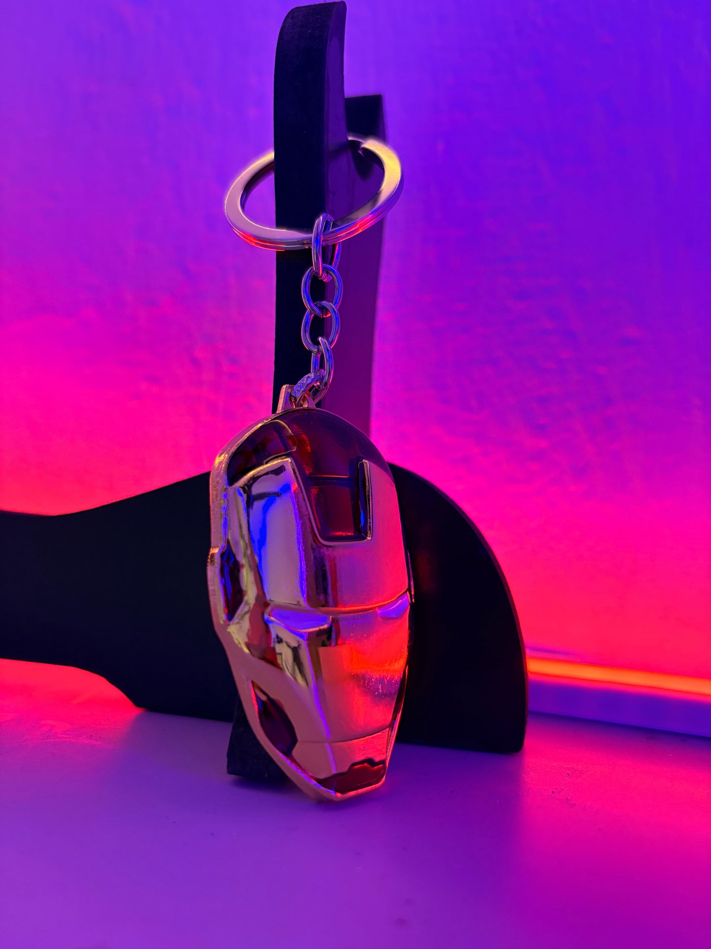 Iron Man Helmet Metal Keychain (Marvel)