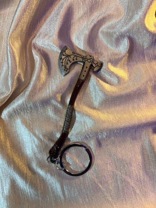 God of War Leviathan Axe Metal Keychain