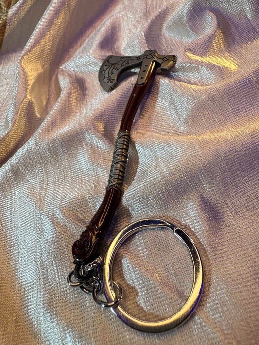 God of War Leviathan Axe Metal Keychain