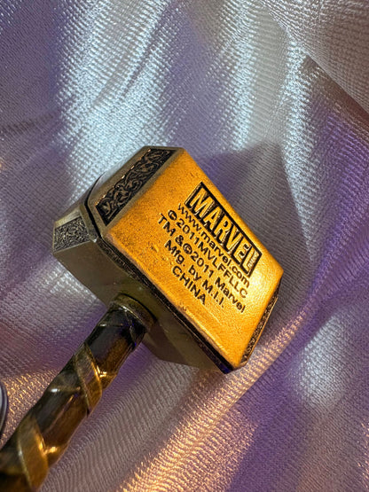 MJOLNIR GOLD METALLIC KEYCHAIN