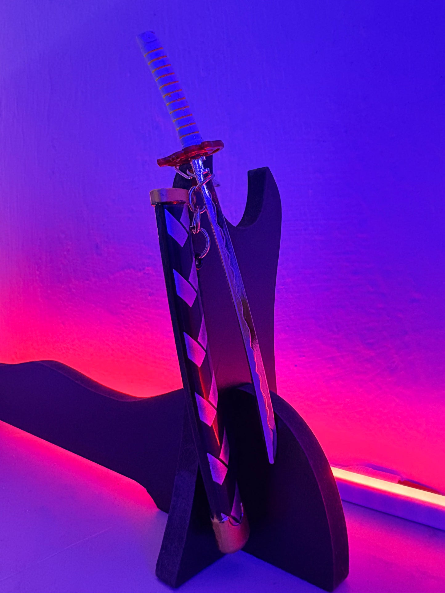 NICHIRIN SWORD METALLIC KEYCHAIN - image 5