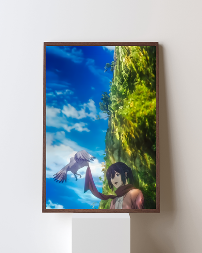 ATTACK ON TITAN MIKASA POSTER 12