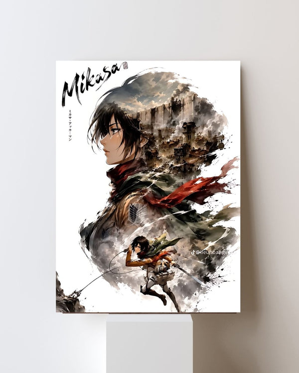 ATTACK ON TITAN MIKASA POSTER 13