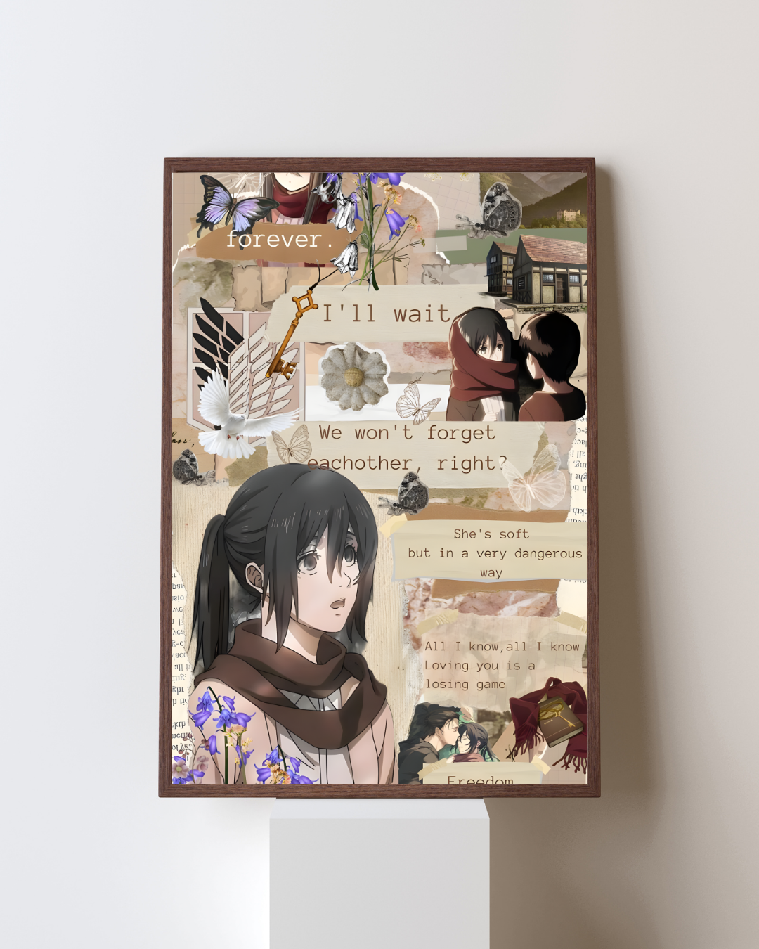 ATTACK ON TITAN MIKASA POSTER 15