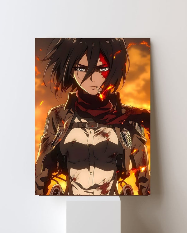 ATTACK ON TITAN MIKASA POSTER 29