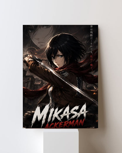 ATTACK ON TITAN MIKASA POSTER 35