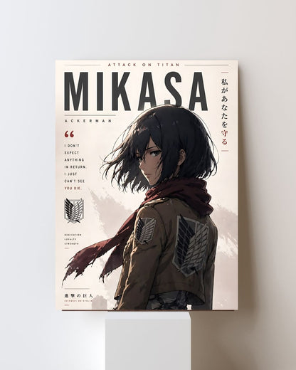 ATTACK ON TITAN MIKASA POSTER 37
