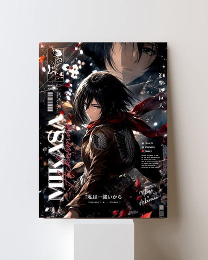 ATTACK ON TITAN MIKASA POSTER 38
