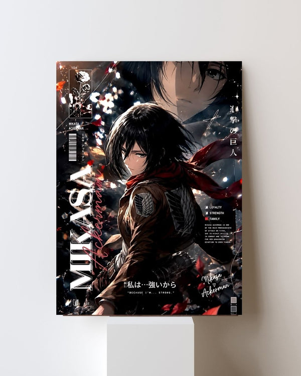 ATTACK ON TITAN MIKASA POSTER 38