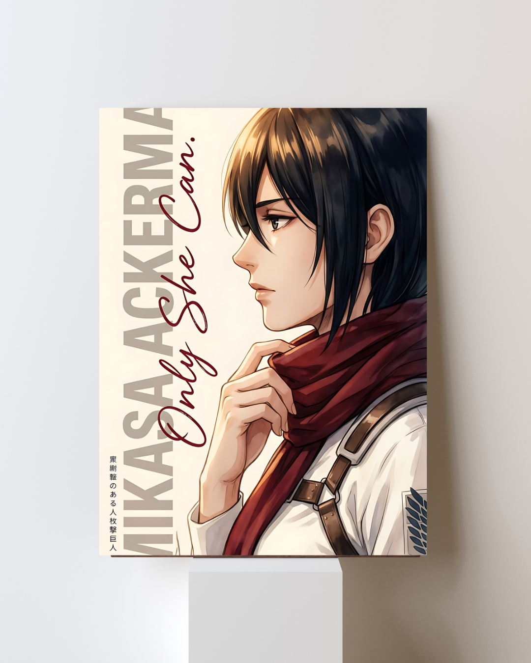 ATTACK ON TITAN MIKASA POSTER 42