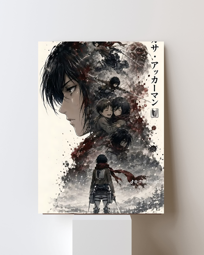 ATTACK ON TITAN MIKASA POSTER 44