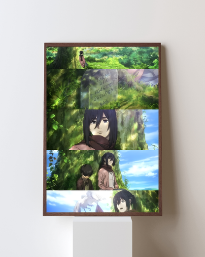 ATTACK ON TITAN MIKASA POSTER 04