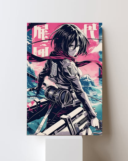 ATTACK ON TITAN MIKASA POSTER 05