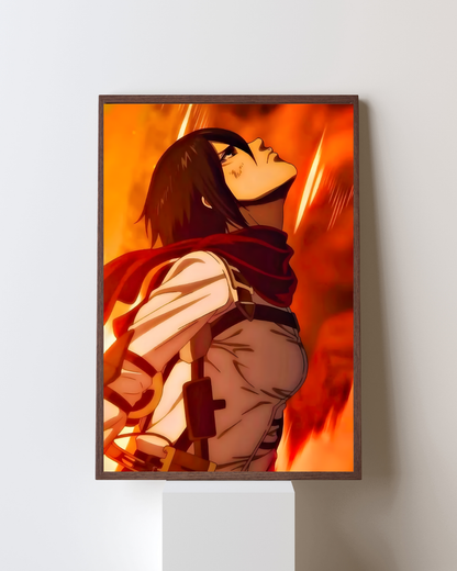 ATTACK ON TITAN MIKASA POSTER 07
