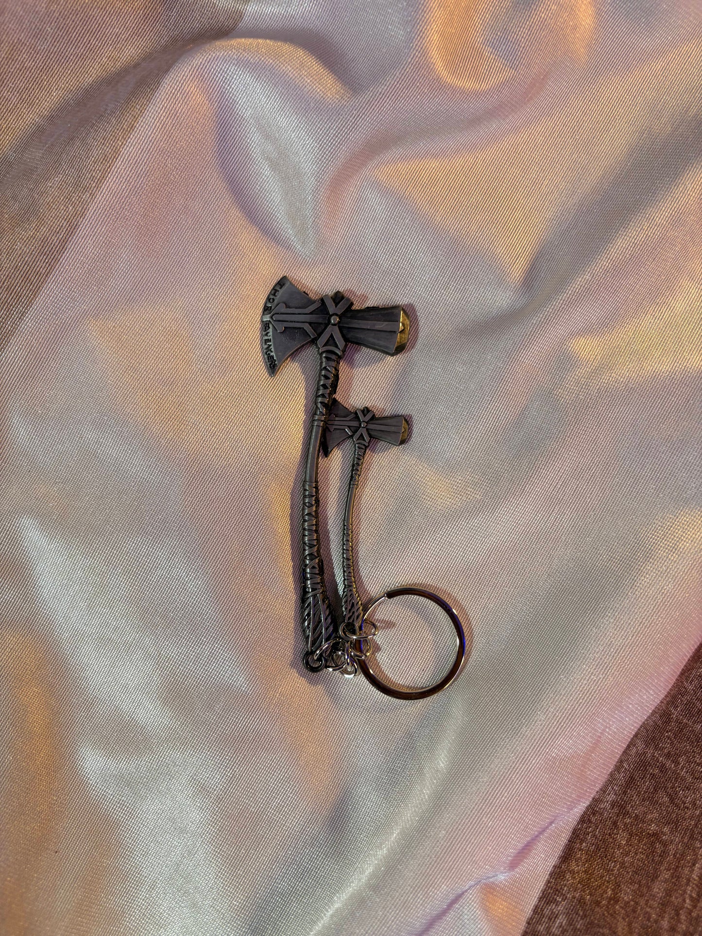THOR STORMBREAKER (DOUBLE) METALLIC KEYCHAIN - image 4