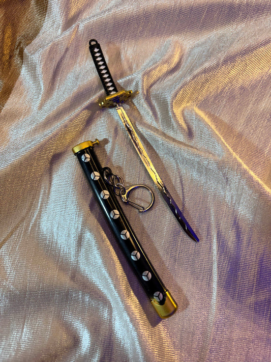 ZORO'S KATANA METALLIC KEYCHAIN