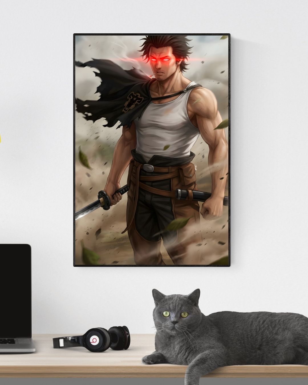 BLACK CLOVER CAPTAIN YAMI POSTER 11 - image 3
