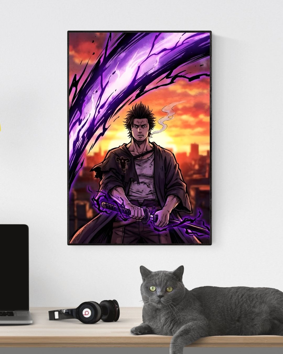BLACK CLOVER CAPTAIN YAMI POSTER 12 - image 3