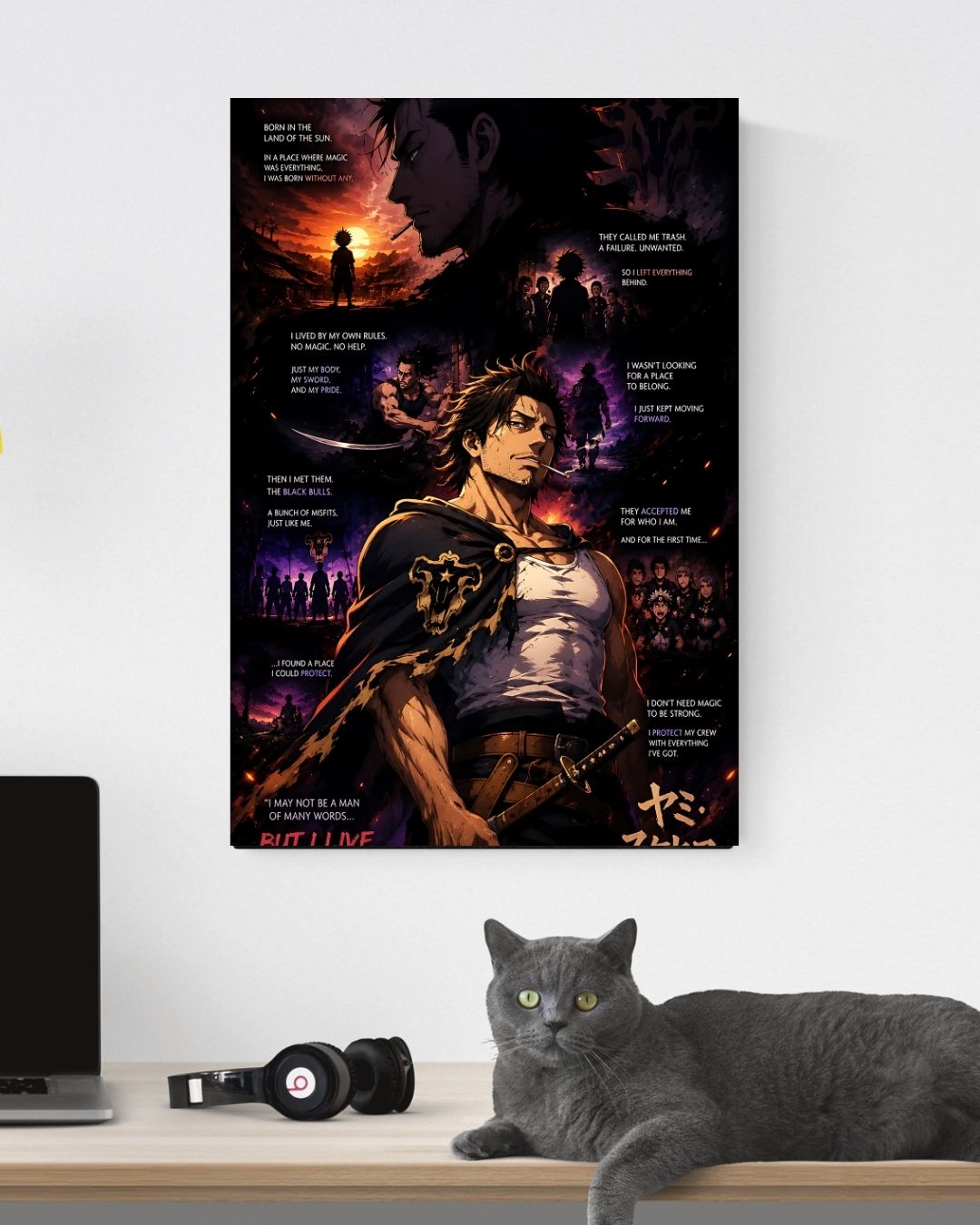 BLACK CLOVER CAPTAIN YAMI POSTER 16 - image 3