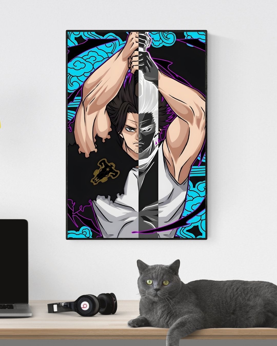 BLACK CLOVER CAPTAIN YAMI POSTER 03 - image 3