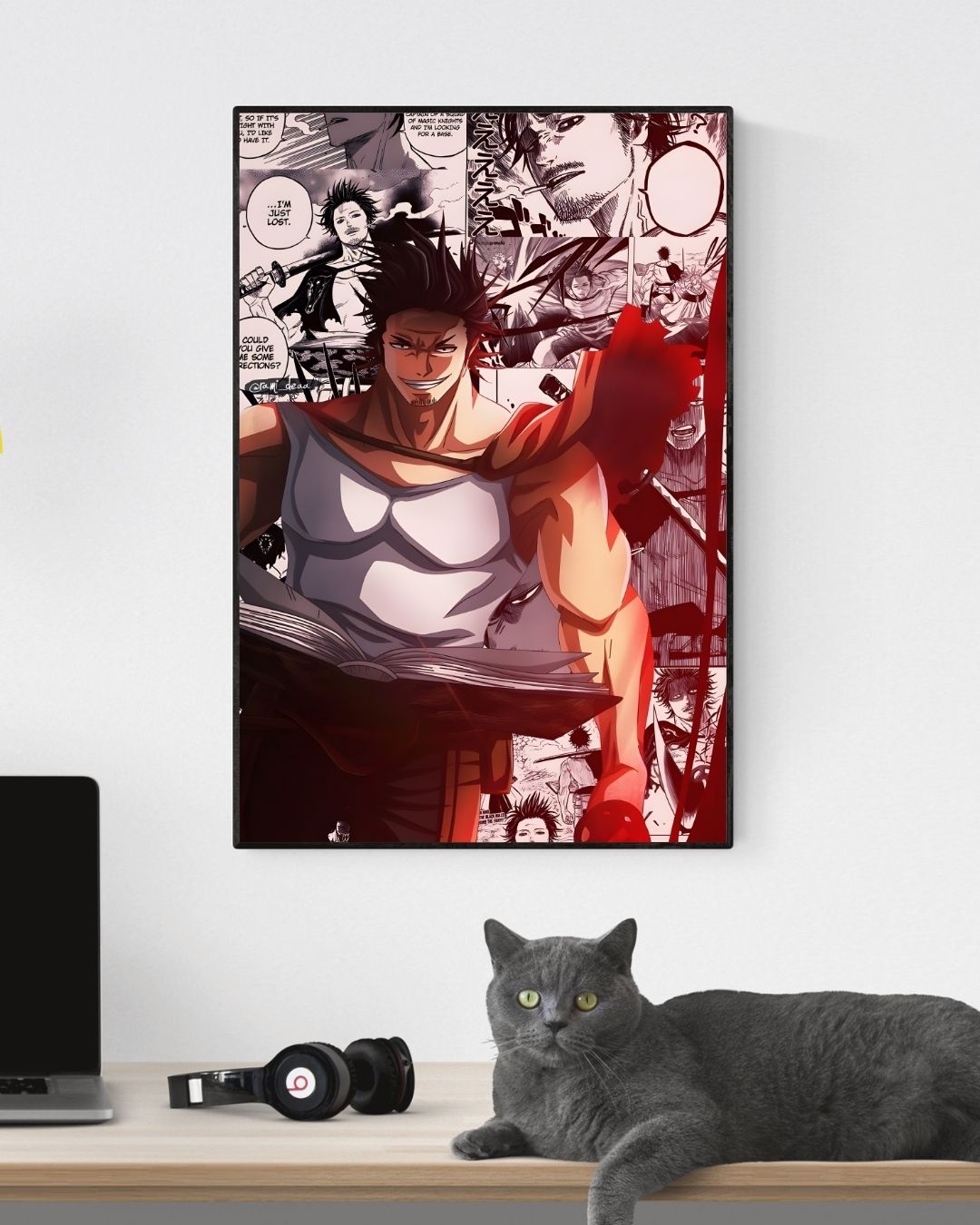 BLACK CLOVER CAPTAIN YAMI POSTER 04 - image 3