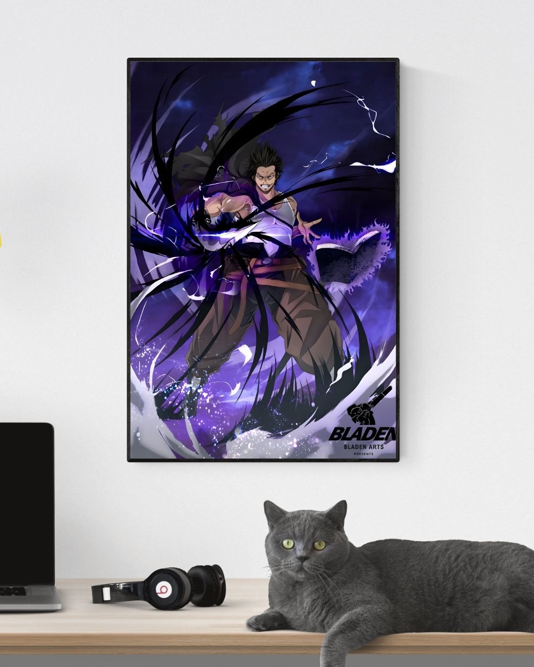 BLACK CLOVER CAPTAIN YAMI POSTER 08 - image 3
