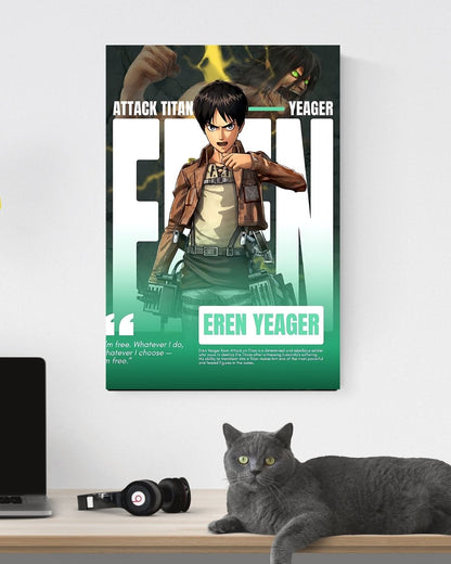 ATTACK ON TITAN EREN YEAGER POSTER 24