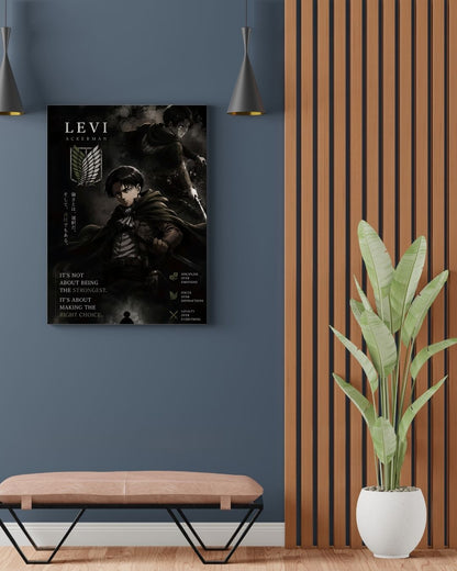 ATTACK ON TITAN LEVI ACKERMAN POSTER 23