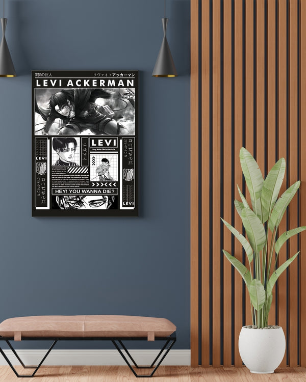ATTACK ON TITAN LEVI ACKERMAN POSTER 26