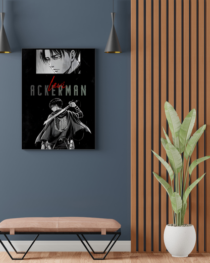 ATTACK ON TITAN LEVI ACKERMAN POSTER 28