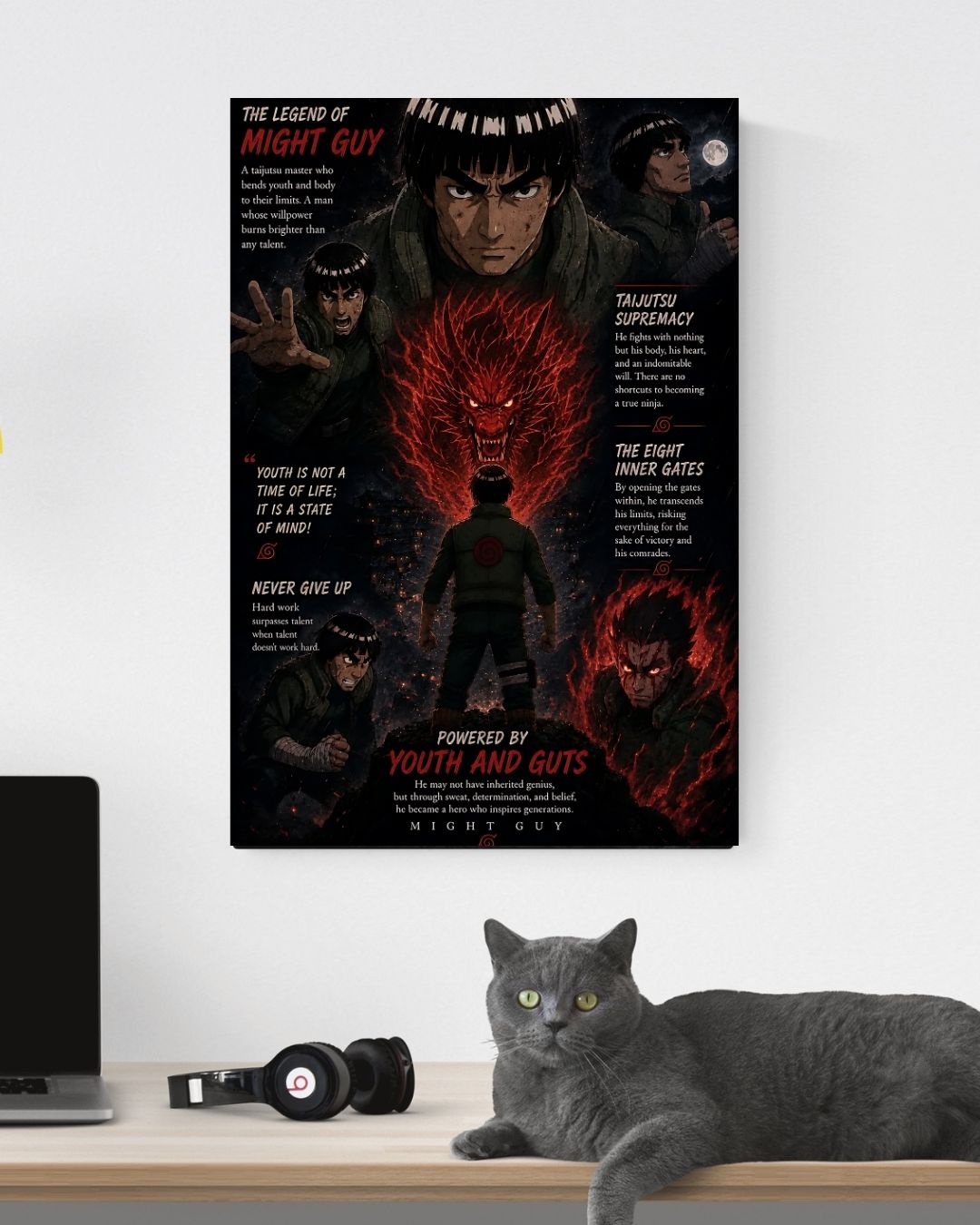 MIGHT GUY POSTER 04 - image 3