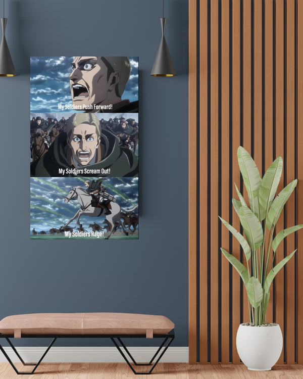 ATTACK ON TITAN ERWIN POSTER 05
