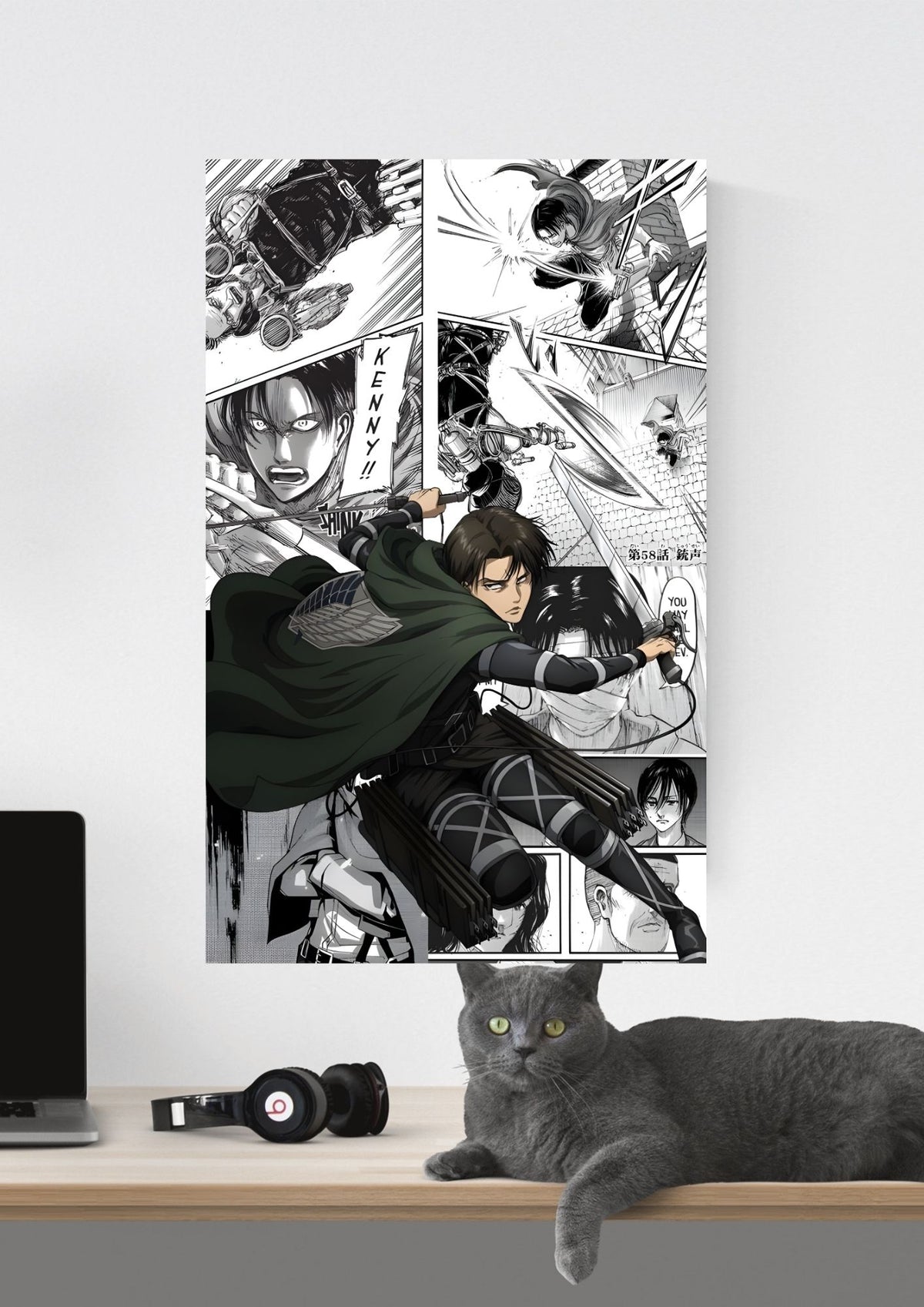 ATTACK ON TITAN LEVI ACKERMAN POSTER 13