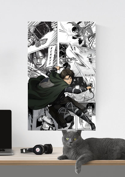 ATTACK ON TITAN LEVI ACKERMAN POSTER 13