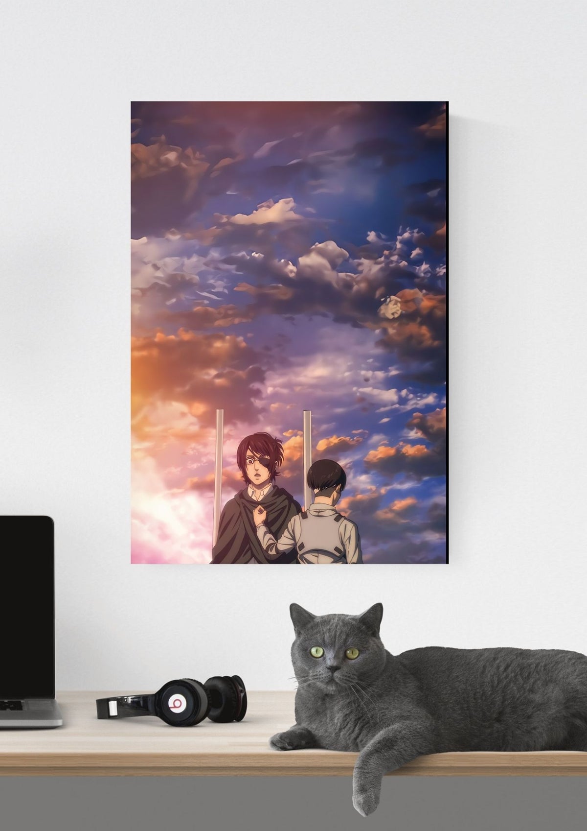 ATTACK ON TITAN LEVI ACKERMAN POSTER 16