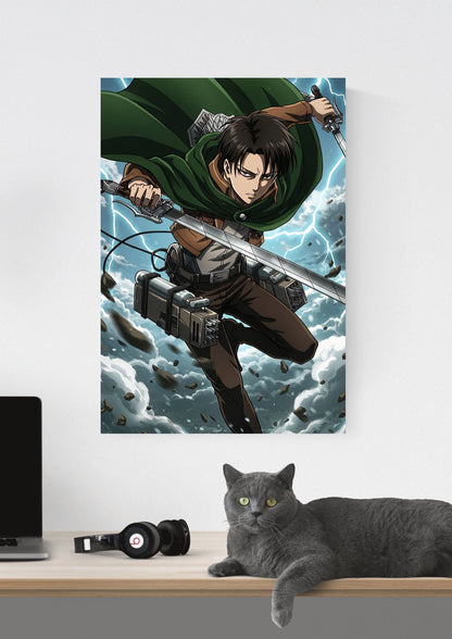 ATTACK ON TITAN LEVI ACKERMAN POSTER 18