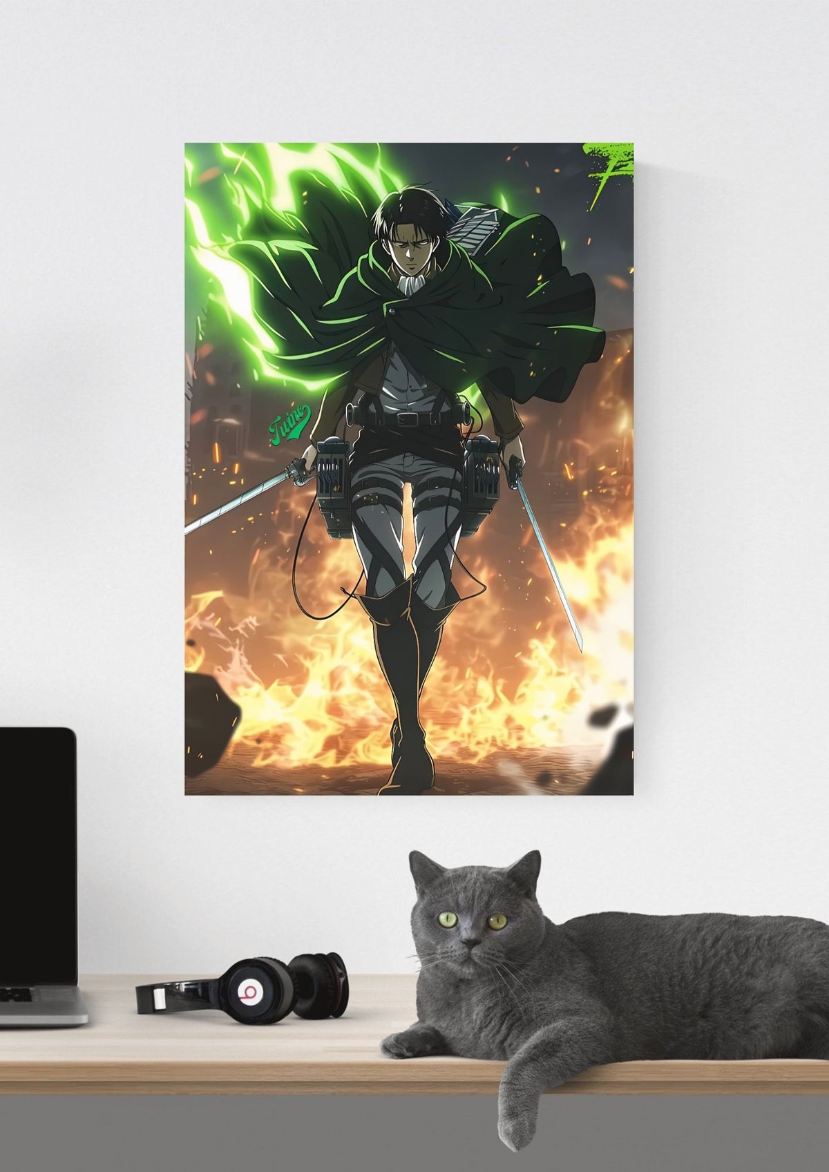 ATTACK ON TITAN LEVI ACKERMAN POSTER 19