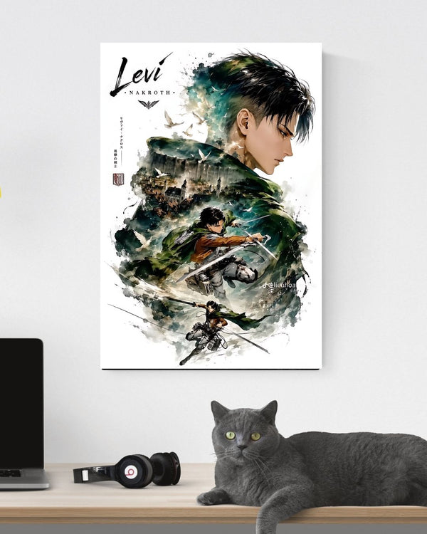 ATTACK ON TITAN LEVI ACKERMAN POSTER 20