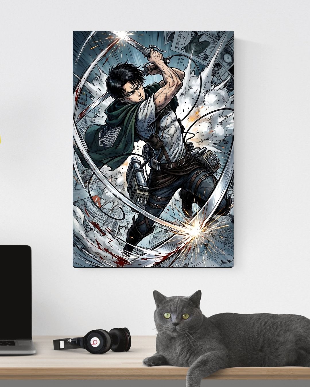 ATTACK ON TITAN LEVI ACKERMAN POSTER 25