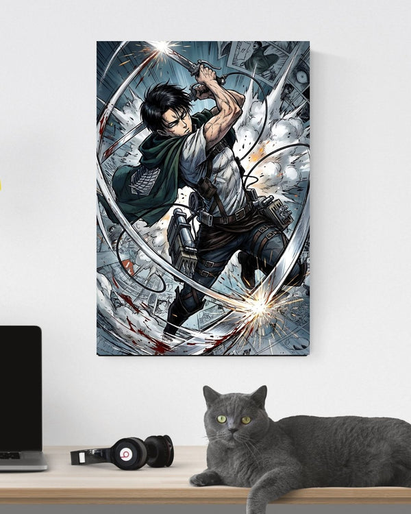 ATTACK ON TITAN LEVI ACKERMAN POSTER 25