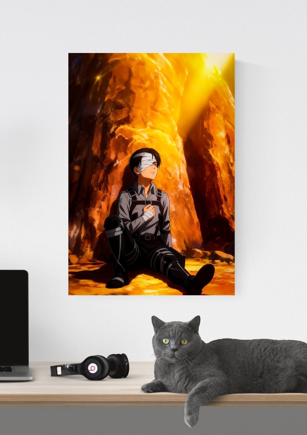 ATTACK ON TITAN LEVI ACKERMAN POSTER 05