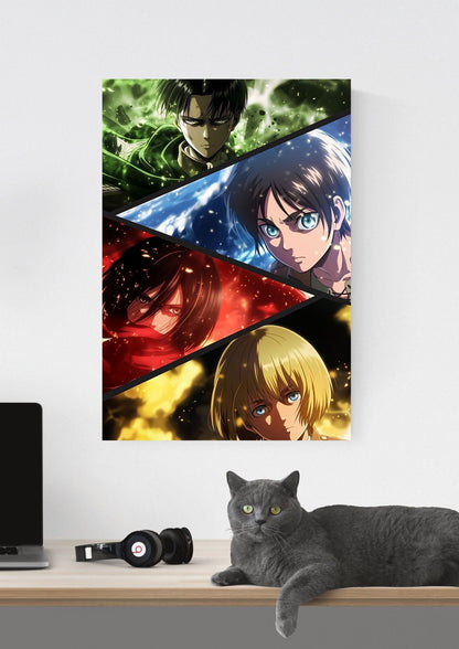 ATTACK ON TITAN TRIO POSTER 01