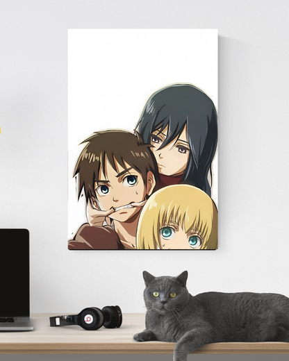 ATTACK ON TITAN TRIO POSTER 02