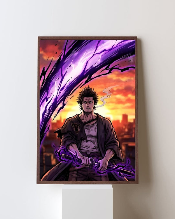 BLACK CLOVER CAPTAIN YAMI POSTER 12