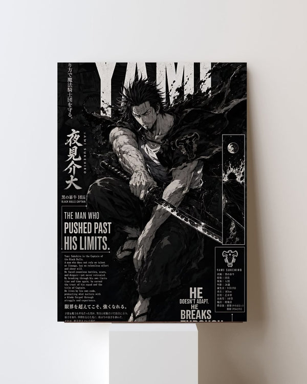 BLACK CLOVER CAPTAIN YAMI POSTER 15