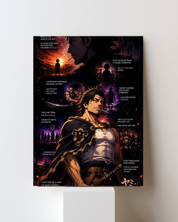 BLACK CLOVER CAPTAIN YAMI POSTER 16