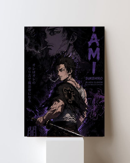 BLACK CLOVER CAPTAIN YAMI POSTER 17