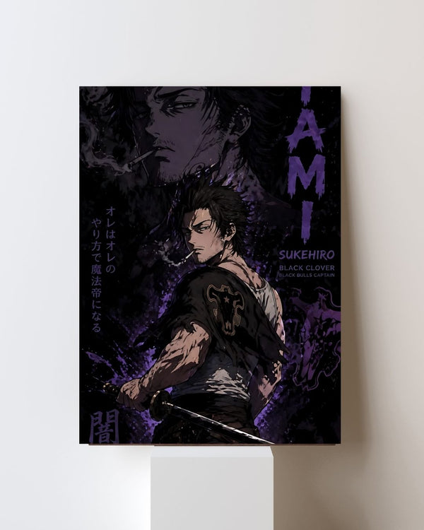 BLACK CLOVER CAPTAIN YAMI POSTER 17
