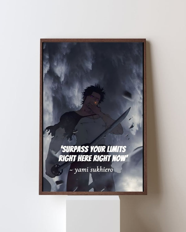 BLACK CLOVER CAPTAIN YAMI POSTER 07