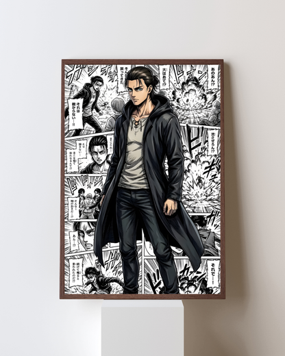 ATTACK ON TITAN EREN YEAGER POSTER 10